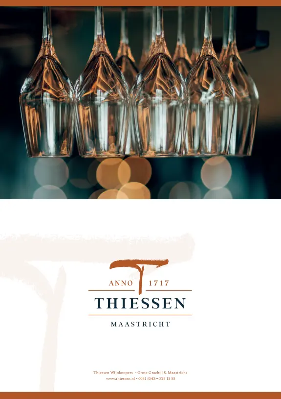 Wenskaart Thiessen champagneglazen