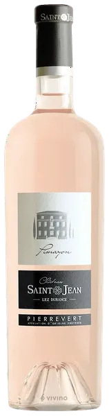 Pimayon rose Chateau Saint Jean igp Pierrevert